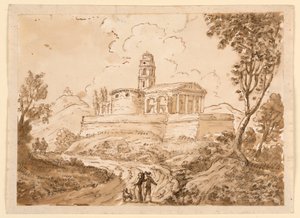 Disegno, Figure su strada, metà XVIII-fine XVIII secolo da Carlo Marchionni