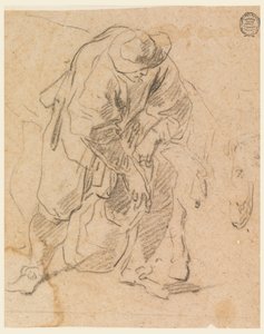 Disegno, Contadino con borsa, 1728-78 da Carlo Marchionni