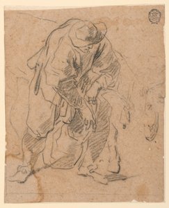 Disegno, Contadino con borsa, 1728-78 da Carlo Marchionni