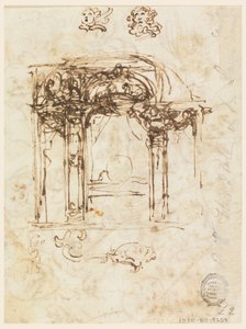 Disegno, studi di teste, 1760-80 da Carlo Marchionni