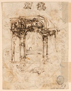 Disegno, studi di teste, 1760-80 da Carlo Marchionni