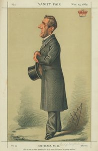 Conte di Shaftesbury, Non è come gli altri uomini perché non è mai influenzato da motivi di partito, 13 novembre 1869, caricatura di Vanity Fair