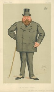 Sua Grazia il Duca di Wellington, il Nipote del Duca di Ferro, 3 gennaio 1885, caricatura di Vanity Fair da Carlo Pellegrini