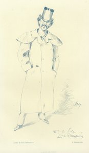 James Abbott McNeill Whistler da Carlo Pellegrini