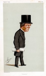 Lyon Playfair, chimico, politico e amministratore scozzese, 1875 da Carlo Pellegrini