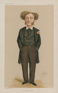 Mr Albert Grant MP; Leicester Square; 21 febbraio 1874; Vanity Fair; caricatura da Carlo Pellegrini