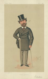Mr Henry Du Pre Labouchere, Modesta sicurezza, 7 novembre 1874, cartone animato di Vanity Fair