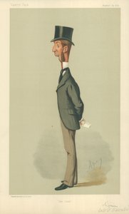 Mr Rowland Winn, The lash, 29 agosto 1874, caricatura di Vanity Fair