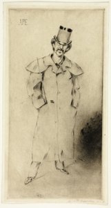 Ritratto di Whistler da Carlo Pellegrini