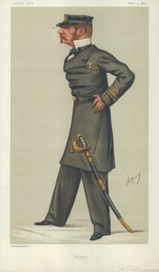 Sir Allen Young, Alleno, 15 dicembre 1877, caricatura di Vanity Fair da Carlo Pellegrini