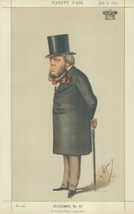 Il Duca di Marlborough (litografia a colori) da Carlo Pellegrini