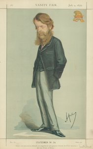 Il Duca di Sutherland, semplice e modesto lui stesso ma magnifico e generoso verso i suoi simili, il vero Principe dei Duchi, 9 luglio 1870, caricatura di Vanity Fair
