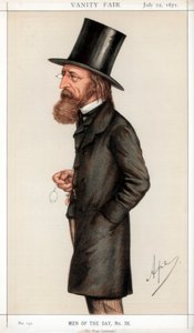 Il poeta laureato, 1871 da Carlo Pellegrini