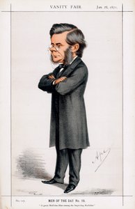 Thomas Henry Huxley, biologo britannico da Carlo Pellegrini