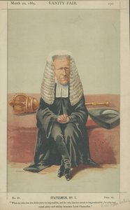 William Page Wood, Barone Hatherley da Carlo Pellegrini