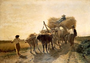 Raccolto, di Carlo Pittara (1836-1890)