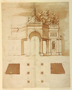 Progetto per una loggia da Carlo Rainaldi