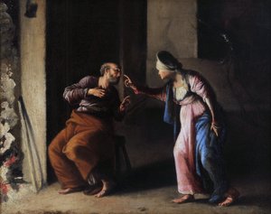 Il rinnegamento di San Pietro da Carlo Saraceni