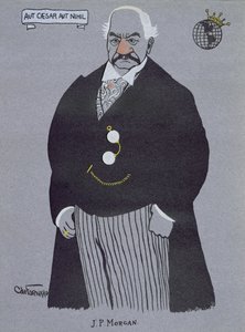 Caricatura di John Pierpont Morgan (1837-1913), da 