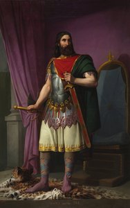 Ritratto del re visigoto di Hispania Egica da Carlos Maria Esquivel