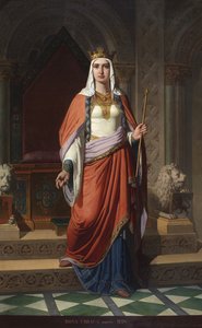 Ritratto della regina Urraca I di León da Carlos Múgica y Pérez