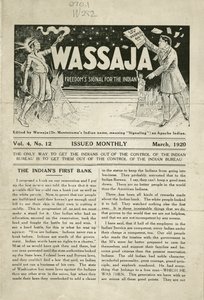 Numero di Wassaja, Vol. 4, No. 12 da Carlos Montezuma