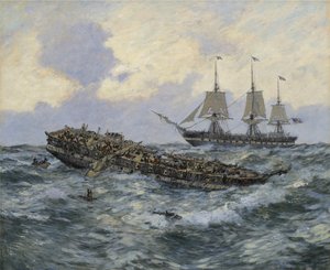 Scontro tra la fregata americana Constitution e la H.M.S. Guerriere