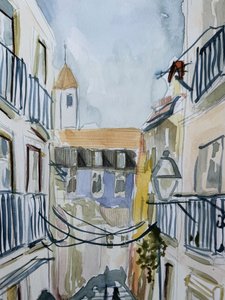 Un incantevole vicolo cittadino da Carola Cedell