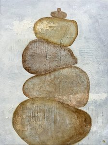 Pietre Zen impilate da Carolina Gårdheim