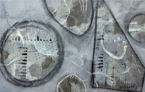 Forme grigie con texture da Carolina Gårdheim