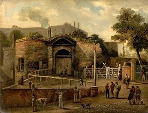 Vista del Castello Gateway, Nottingham da Caroline Mary Price