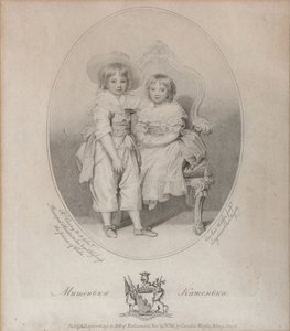 Ritratto del conte Mikhail Semyonovich Vorontsov 1782-1856 e della contessa Ekaterina Semyonovna Vorontsova da Caroline Watson