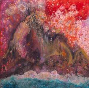 Celestial Mountain, 2006 (tecnica mista su tela)