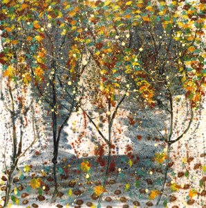 Rapsodia della foresta, 2001 (olio su tela)