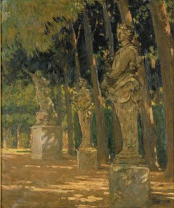 Il Carrefour alla fine del Tapis Vert, Versailles da Carroll Beckwith