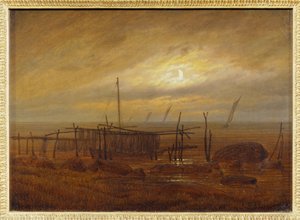 Am Meeresstrand - Au bord de la mer ... da Caspar David Friedrich