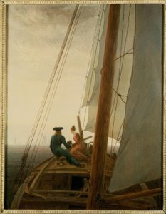 Sul veliero da Caspar David Friedrich
