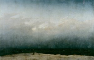 Il monaco in riva al mare da Caspar David Friedrich