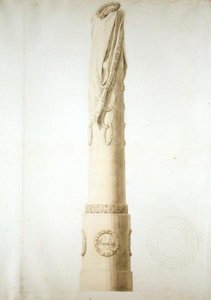Progetto per una colonna commemorativa da Caspar David Friedrich