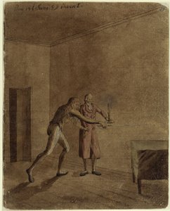 Franz e Daniel da "I masnadieri" di Schiller da Caspar David Friedrich