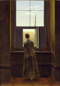 Donna alla finestra da Caspar David Friedrich