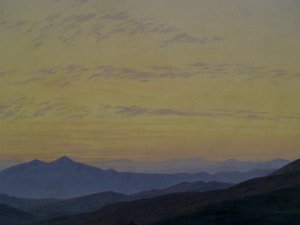 Tedesco: Le montagne giganti Le montagne giganti da Caspar David Friedrich