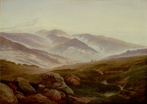 Tedesco: Erinnerungen an das Riesengebirge Ricordi delle montagne giganti da Caspar David Friedrich