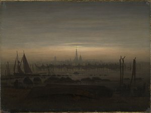 Greifswald al chiaro di luna