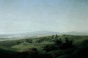 Paesaggio con lago da Caspar David Friedrich