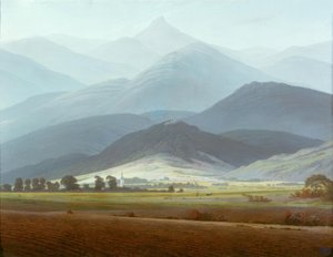 Paesaggio dei Monti dei Giganti da Caspar David Friedrich