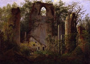 Rovine di Eldena da Caspar David Friedrich