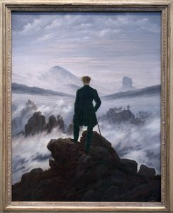 Il viandante sul mare di nebbia, c.1817 da Caspar David Friedrich