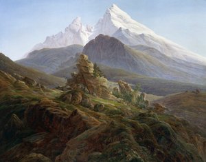 Il Watzmann da Caspar David Friedrich