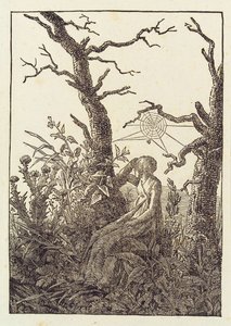 La donna con la ragnatela da Caspar David Friedrich